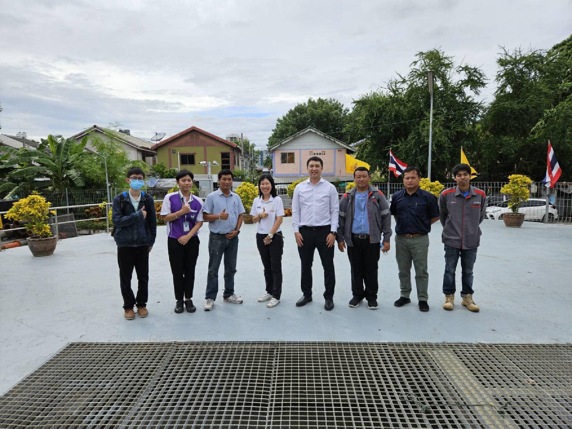 M.Sc. in Urban Development and Management visiting BMA tunnel drainage